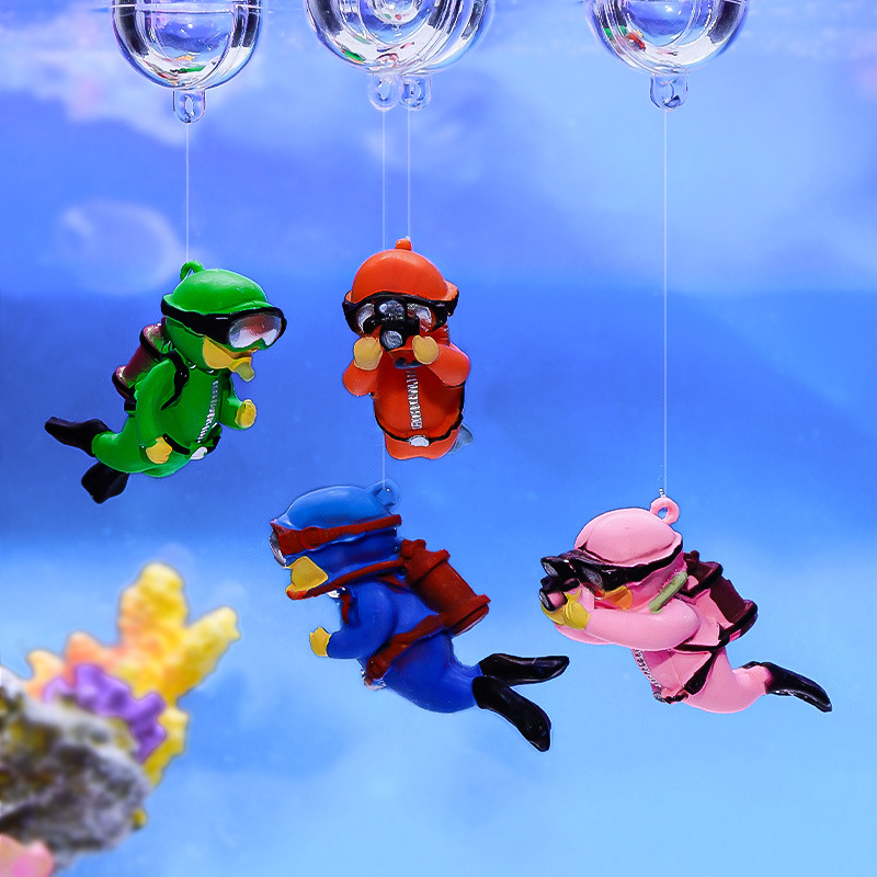 Fish Tank Diver Ornaments Land - огляд і ціна Aquarium Fish Popular