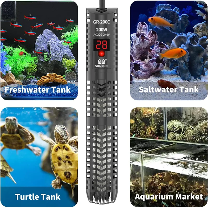 Aquariums Submersible Heater D - огляд і ціна Aquarium Heater Submersible