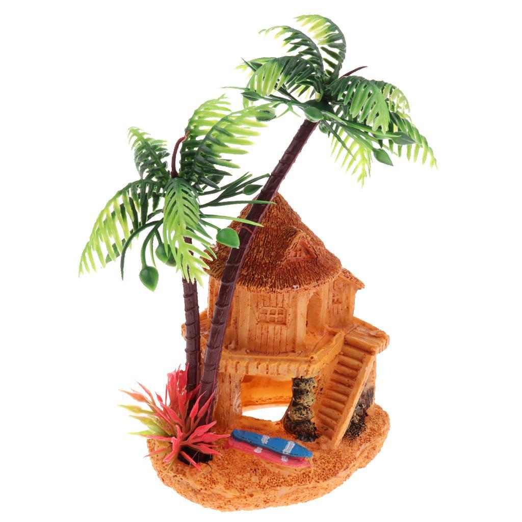 Artificial Coconut Tree Hidden - огляд і ціна Aquarium Fish Artificial