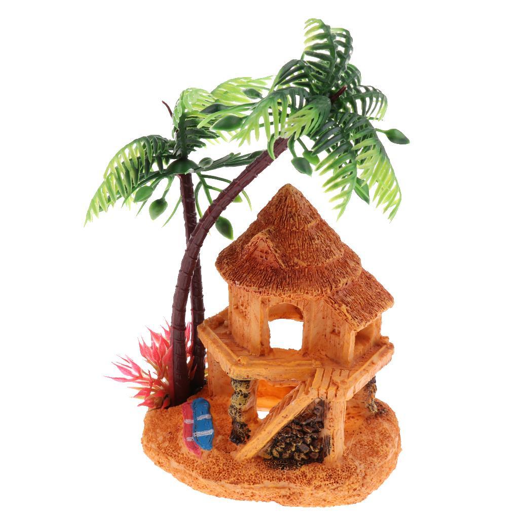 Artificial Coconut Tree Hidden - огляд і ціна Aquarium Fish Artificial