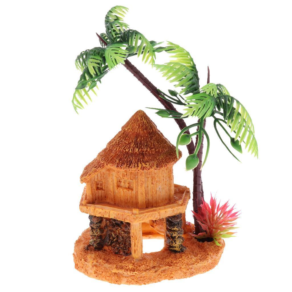 Artificial Coconut Tree Hidden - огляд і ціна Aquarium Fish Artificial