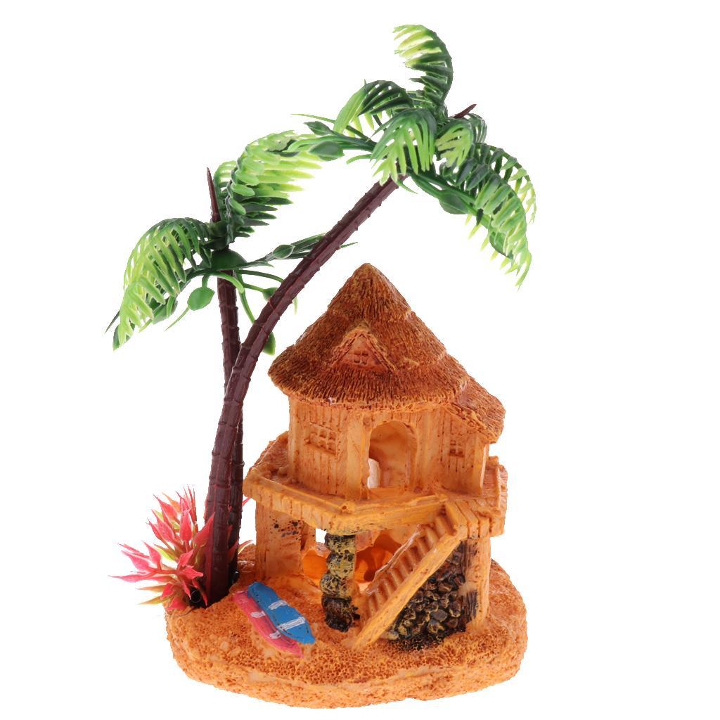 Artificial Coconut Tree Hidden - огляд і ціна Aquarium Fish Artificial