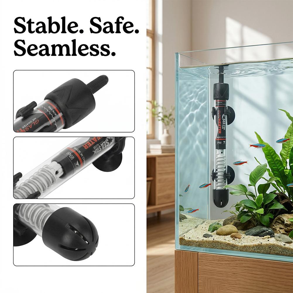 Adjustable Temperature Thermos - огляд і ціна Aquarium Heater Submersible