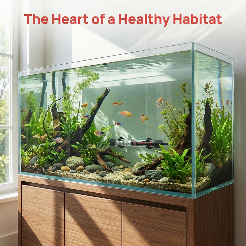 Adjustable Temperature Thermos - огляд і ціна Aquarium Heater Submersible