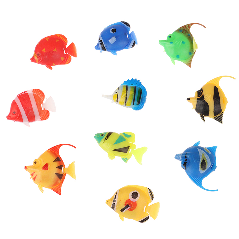 10pcs Aquarium Fish Tank Artif - огляд і ціна Aquarium Fish Artificial