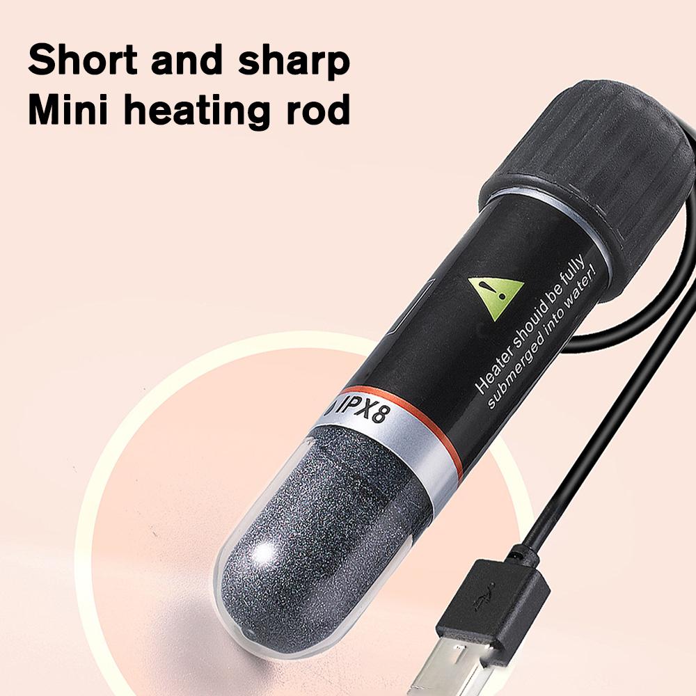 USB Mini Aquarium Heating Rod  - огляд і ціна Aquarium Heater Submersible