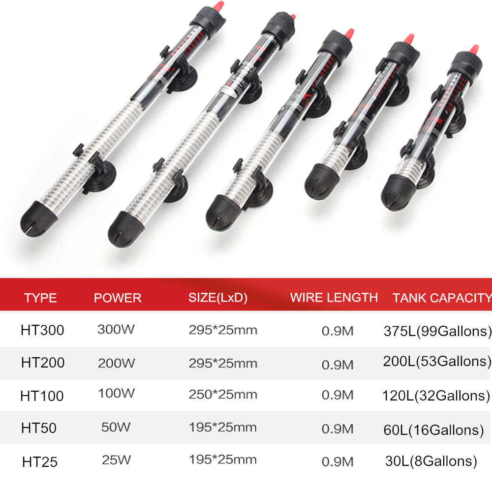 300W Auto Aquarium Heat Rod Ad - огляд і ціна Aquarium Heater Submersible