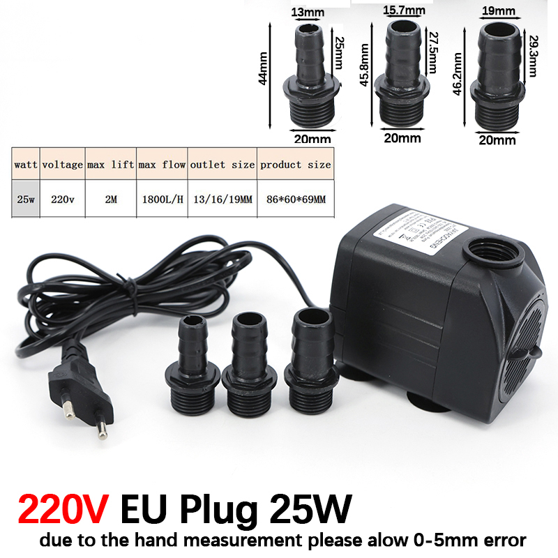 AC 220V 16W 25W Submersible Wa - огляд і ціна Aquarium Fish And Supplies