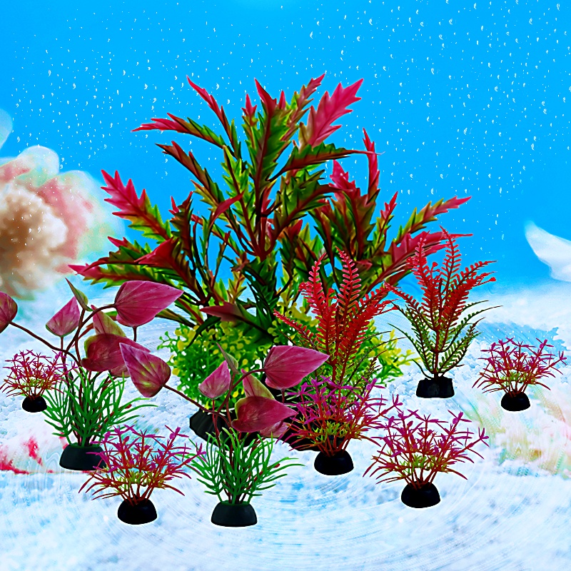 10PC Fish Tank DIY Artificial  - огляд і ціна Aquarium Fish Artificial