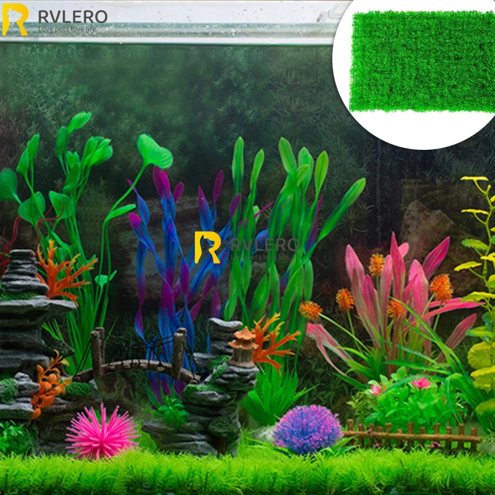 Artificial Grass Lawn Aquarium - огляд і ціна Aquarium Fish Artificial